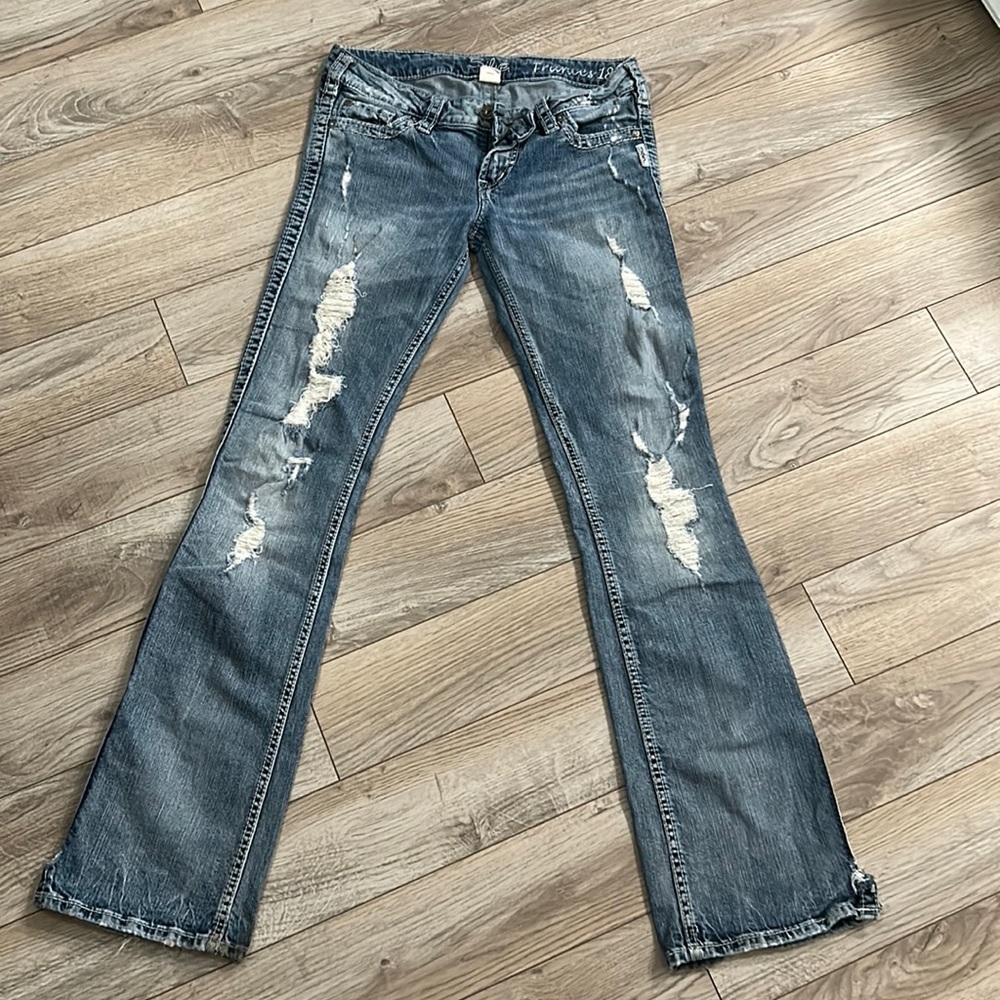 Silver jeans flare bottom
